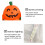 Φουσκωτή διακόσμηση κολοκύθας για το Halloween 2,2 μέτρων, σετ 7 τεμαχίων εσωτερικού 7