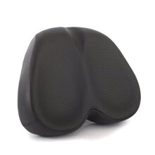Ergonomické gelové sedlo na kolo pro pohodlí - snižuje tlak a tlumí nárazy Black