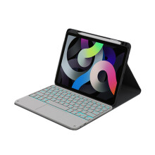 Tablet-Hülle mit Hintergrundbeleuchtung und Tastatur für iPad Black&White  iPad 10 10,9 Zoll