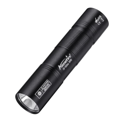 Mini365nm UV Flashlight USB Rechargeable Fluorescent Agent Detection Lamp