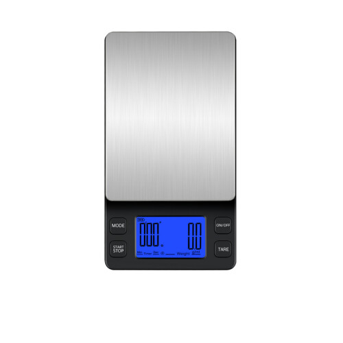 Mini digitale koffieweegschaal oplaadbaar 2 kg/0,1 g Black 2
