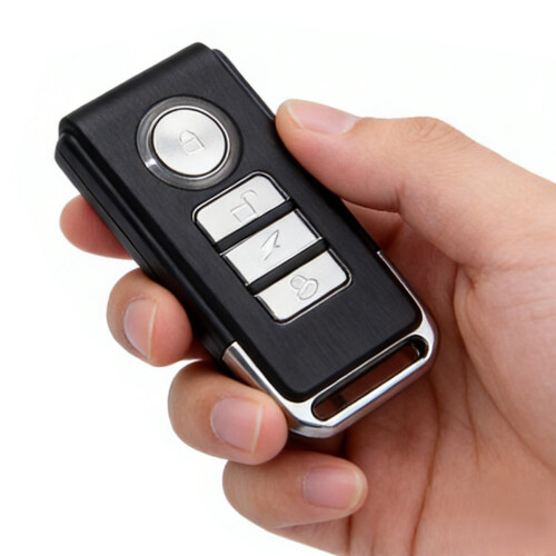 Alarme de vibration sans fil avec télécommande 110 dB Black 1