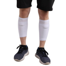 Lightweight Breathable Soccer Shin Guards with Compression Calf Sleeves – 1 Pair, Compatible with Adult/Youth/Kids