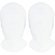 2 stuks volledig gezichtsmasker, BW2nd Skin maskers, Halloween spandex capuchon voor unisex kleding