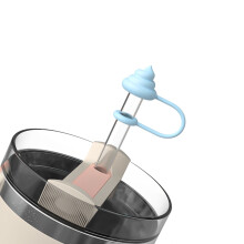Couvercle en silicone pour pailles de tasses, couvercle anti-fuites pour pailles, embout de paille réutilisable pour tasses de voyage, gobelets et