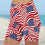 Γυναικείο σορτς γιόγκα με στάμπα για την Ημέρα της Ανεξαρτησίας - Ψηλόμεσο, 2