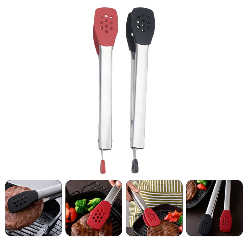 Pinzas para barbacoa de acero inoxidable de 29,5 cm