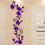 Mural de parede 3D em rattan com flores, 89 x 28 cm (35 x 11 polegadas) 1