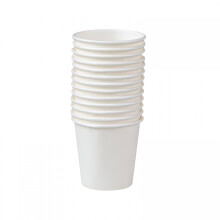 Vasos de degustación desechables extra pequeños, capacidad de 2 oz, paquete de 100 vasos de papel blanco para degustación de bebidas en fiestas o