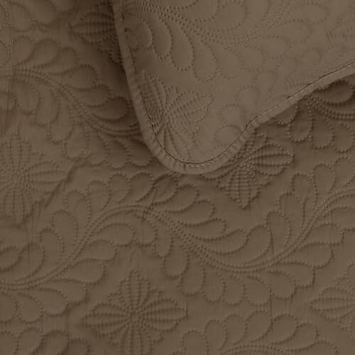 Quiltset med kuddfodral, geometrisk mikrofiber 2