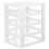 Make-up opbergdoos met 4 lagen – Wit & transparant PP-plastic 1