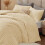 Fleece Twin Comforter Set Beige 1 Pillowcase 4