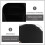 Elastic Black PU Swimming Hat Water Resistant Swim Accessory 7