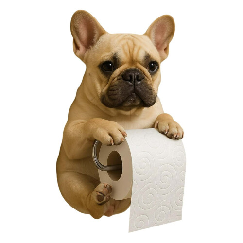 Toilettenpapierhalter in Hundeform (1 Stück) 1