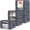 Lot de 6 sacs de rangement pliables en tissu gris 1