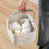Τετράγωνο καλάθι μπάνιου με οπές αποστράγγισης, στοιβαζόμενο, 1 τεμάχιο 4