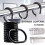 12 X SHOWER CURTAIN PLASTIC HOOKS Set Rings C Shape White Clear Black Bath 6