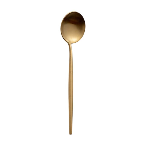Kaffesked i guld, rostfritt stål, 1 st. 1