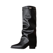 Herfstlaarzen voor dames, enkellaarzen, warme laarzen voor dames, casual winterlaarzen tot halverwege de kuit.