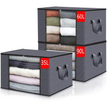 Geantă de depozitare a hainelor din material nețesut – Mare, durabilă și pliabilă