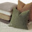 Μαξιλαροθήκες Boucle, Neutral Green, 16x16 ίντσες, 2 τεμάχια 5