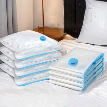 Premium Vacuum Storage Bags for Clothes & Bedding – Space Saving, Airtight, Insect Proof, Transparent Window, Heavy Duty, Multi-Size, Compatible