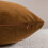 Housses de coussin en velours 45 x 45 cm – Marron doré, 100 % polyester 2