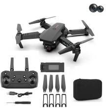 1080P HD FPV Camera Drone with Altitude Hold, Headless Mode, Adjustable Speed, and Wi-Fi for Kids Aged 14+ Black