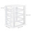 Make-up opbergdoos met 4 lagen – Wit & transparant PP-plastic 3