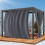 Vanntette utendørsgardiner 100x96 tommer mørkegrå 1