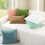 Housses de coussin en chenille 50 x 50 cm (lot de 2) 4