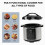 EDX Instant Cooker8QuartΗλεκτρική χύτρα ταχύτητας7 σε 1Πολλαπλών λειτουργιών και δοχείο από 6