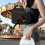 Heart Shaped Flower Greeting Card Black 5