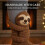 Γυναικείες κάλτσες 3D Knit Sloth, 1 ζευγάρι 5