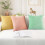 Housses de coussin en chenille 50 x 50 cm (lot de 2) 5
