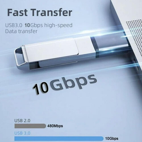 USB-C - USB-A adapter3.1 10Gbps15W töltés 1