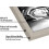 16x20 sort billedramme – MDF, bred list, plexiglas 3