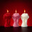 Bougies roses pour la Saint-Valentin, blanc chaud et rose 8