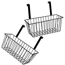 Iron Hanging Bathroom Storage Basket 24 x 22.5 x 12 cm