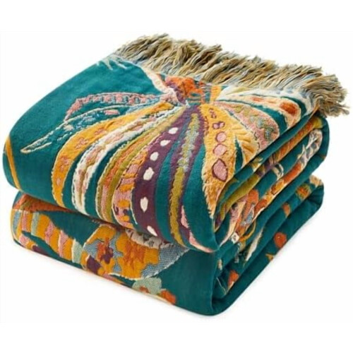 Boho katoenen plaid 60x80 inch