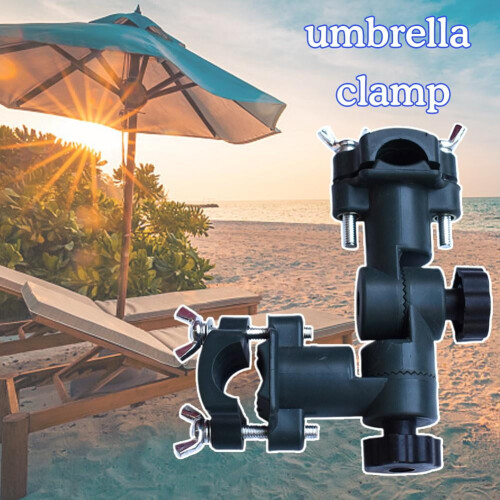 Supporto per ombrellone regolabile con morsetto per sedia da balcone >' {^ я* !| οφ ι !э D9M2 1