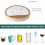 Conjunto de 5 porta-copos de madeira, absorventes e antiderrapantes. 4