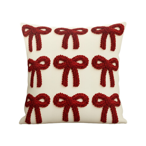 Capas de almofada de Natal em algodão, 45x45 cm (18x18 polegadas) 1
