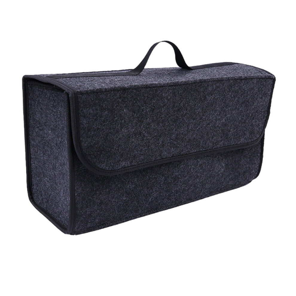 Lunar New Year Savings Portable Foldable Storage Box For Car Trunk, Nonwoven Organizer With Durable Straps And Space-Saving Design Navy 9557311740107