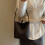 Gestreifte Damen-Reisetasche aus Polyester 3