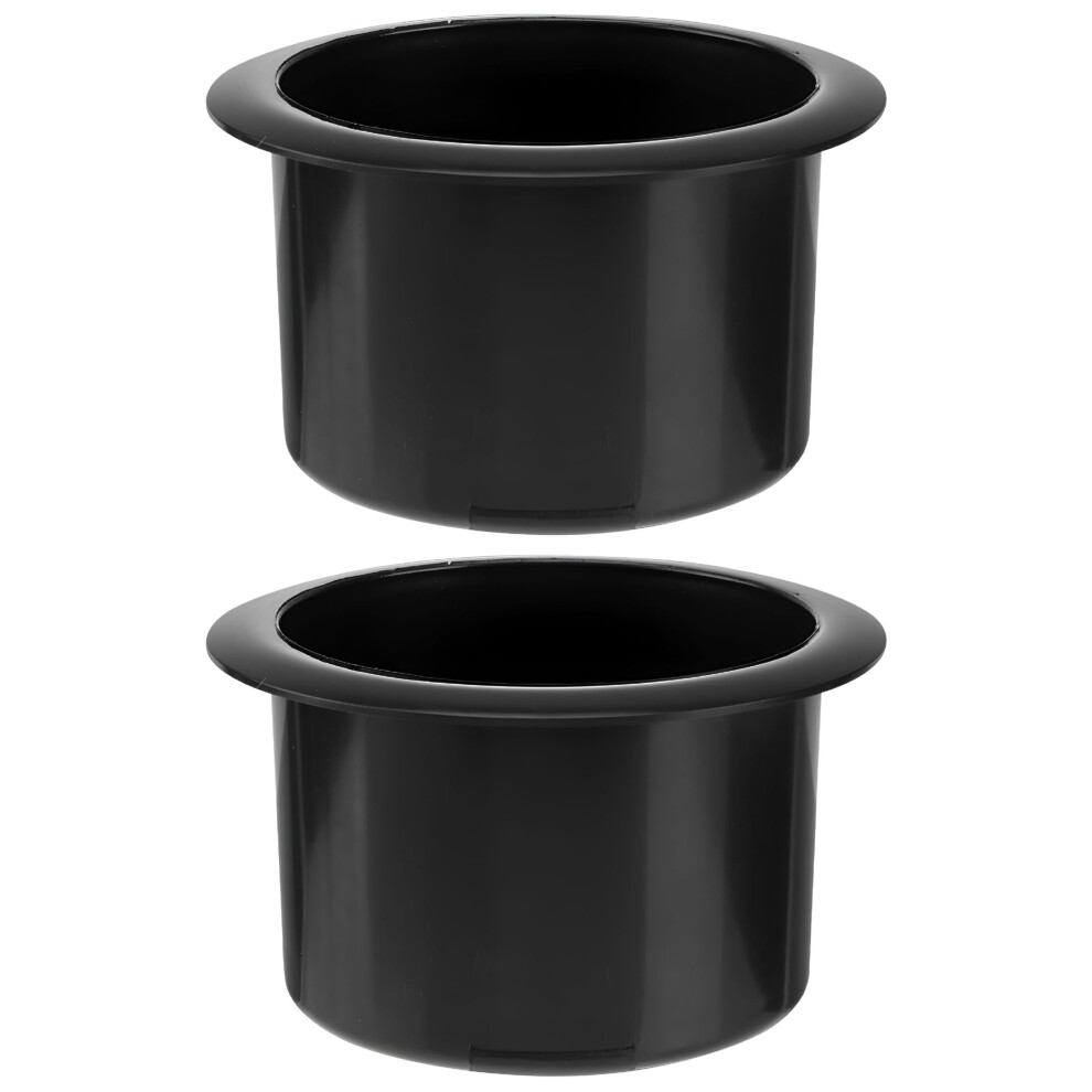 2Pcs Plastic Recliner-Handles Replacement Cup Holder Insert For Sofa Boat Rv Couch Recliner Car Truck Poker Table Black 9557311740114