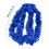 Blue Christmas Tinsel Garland, Metallic Reflective, 1 Pack 2