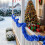 Blue Christmas Tinsel Garland, Metallic Reflective, 1 Pack 3