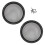 Speaker Grill Covers Black 2Pcs 8Inch 4