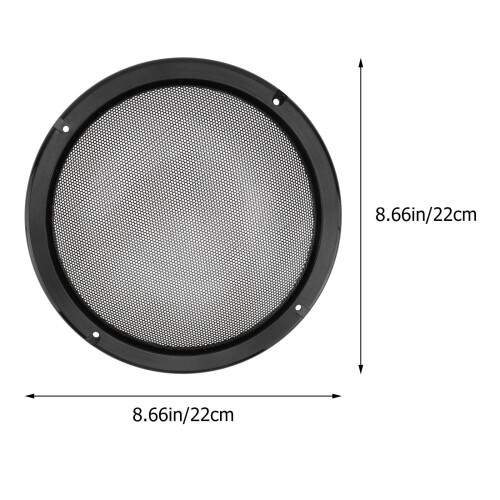 Pavo Car Speaker Covers Black 2 Pieces 2